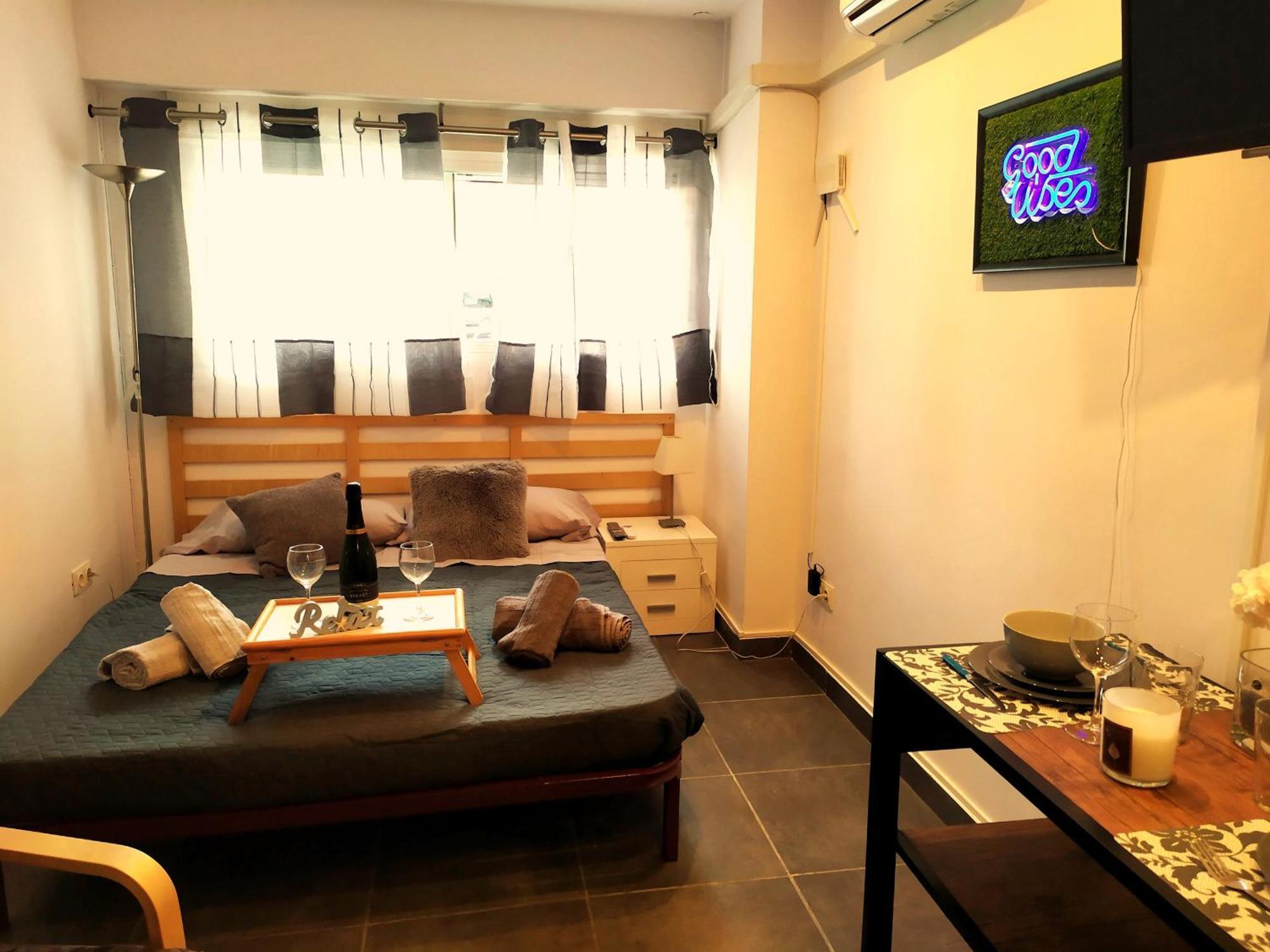 Estudio Reformado Y Centrico Con Piscina Y Wifi Acepta Mascotas Benidorm Exterior foto